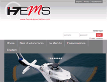 Tablet Screenshot of hems-association.com